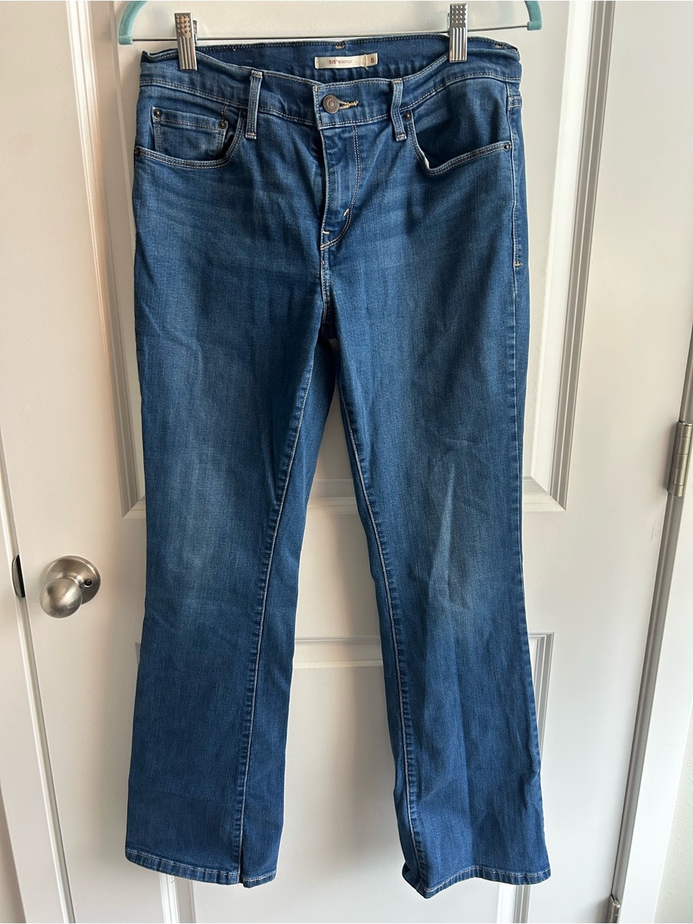 Levi's Women's 501 Medium Blue Flare Jeans